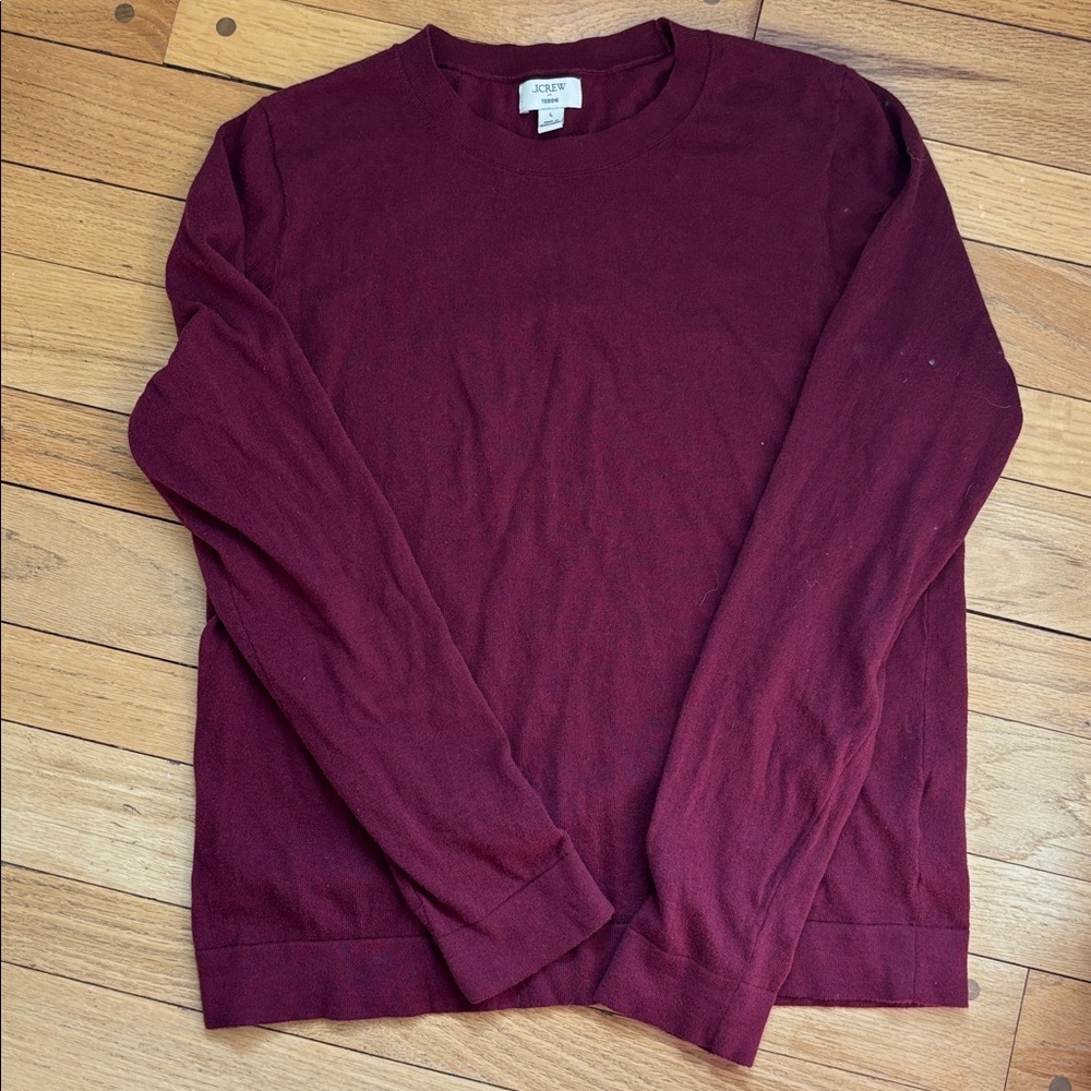 J. Crew Women's 100% Cotton Teddie Sweater NWOT L - Picture 5 of 6